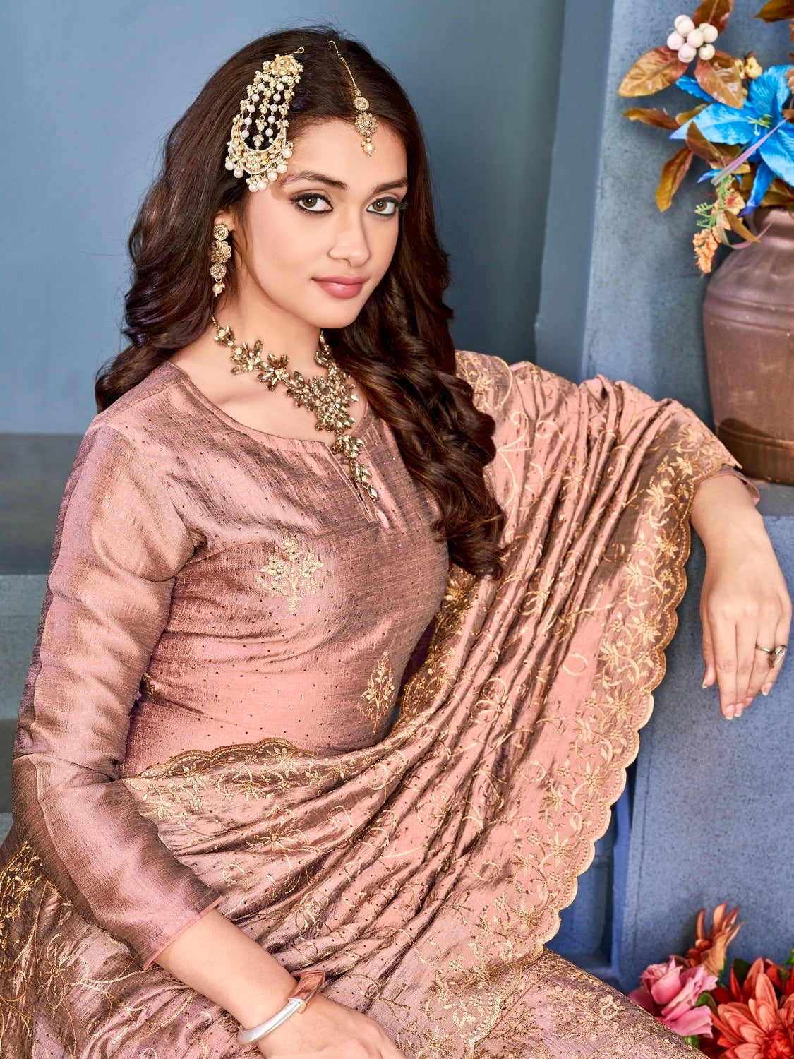 Salwar Kameez & Duppatta. Kinza. Plus Size available.