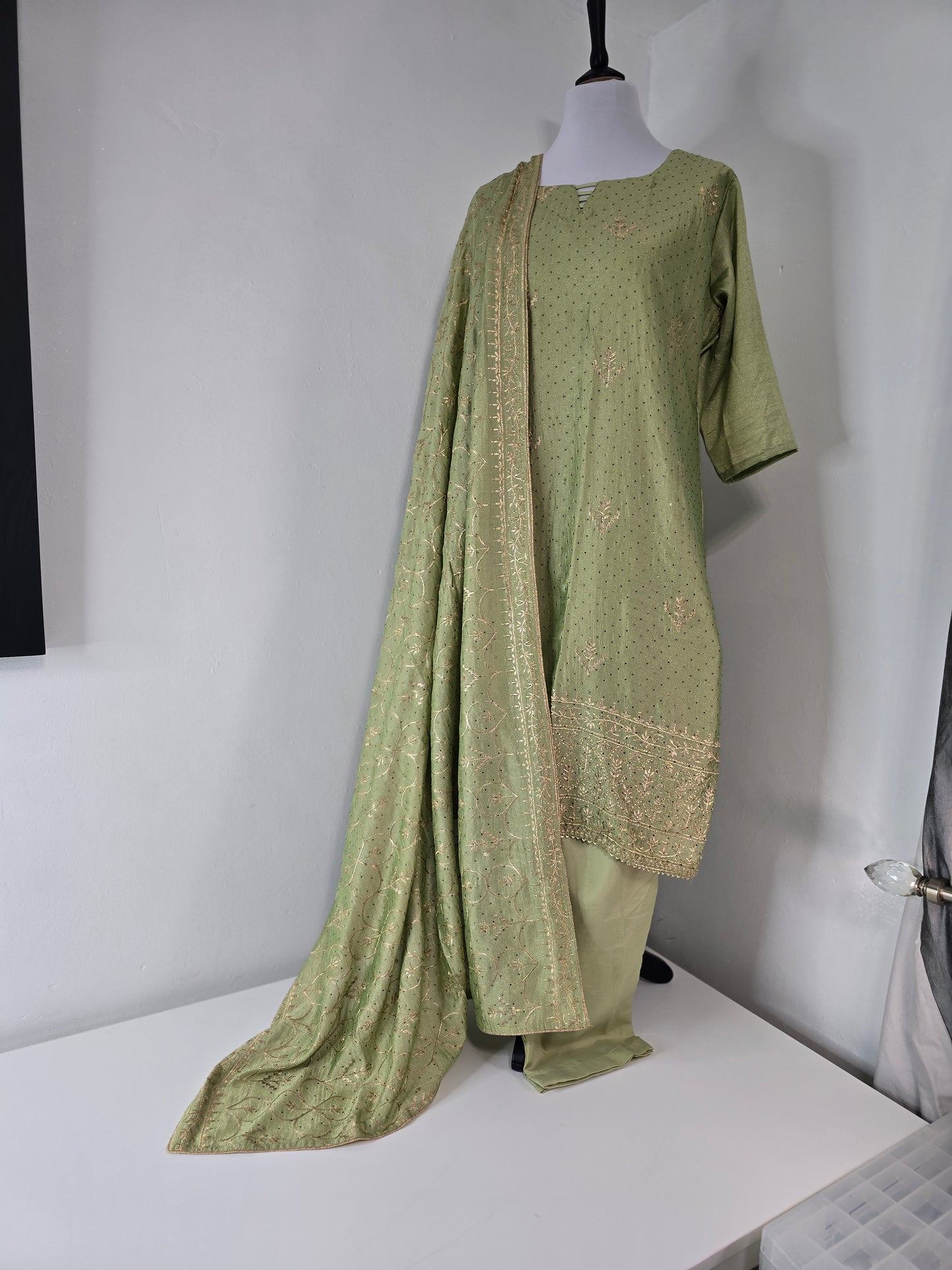 Salwar Kameez & Duppatta. Kinza. Plus Size available.