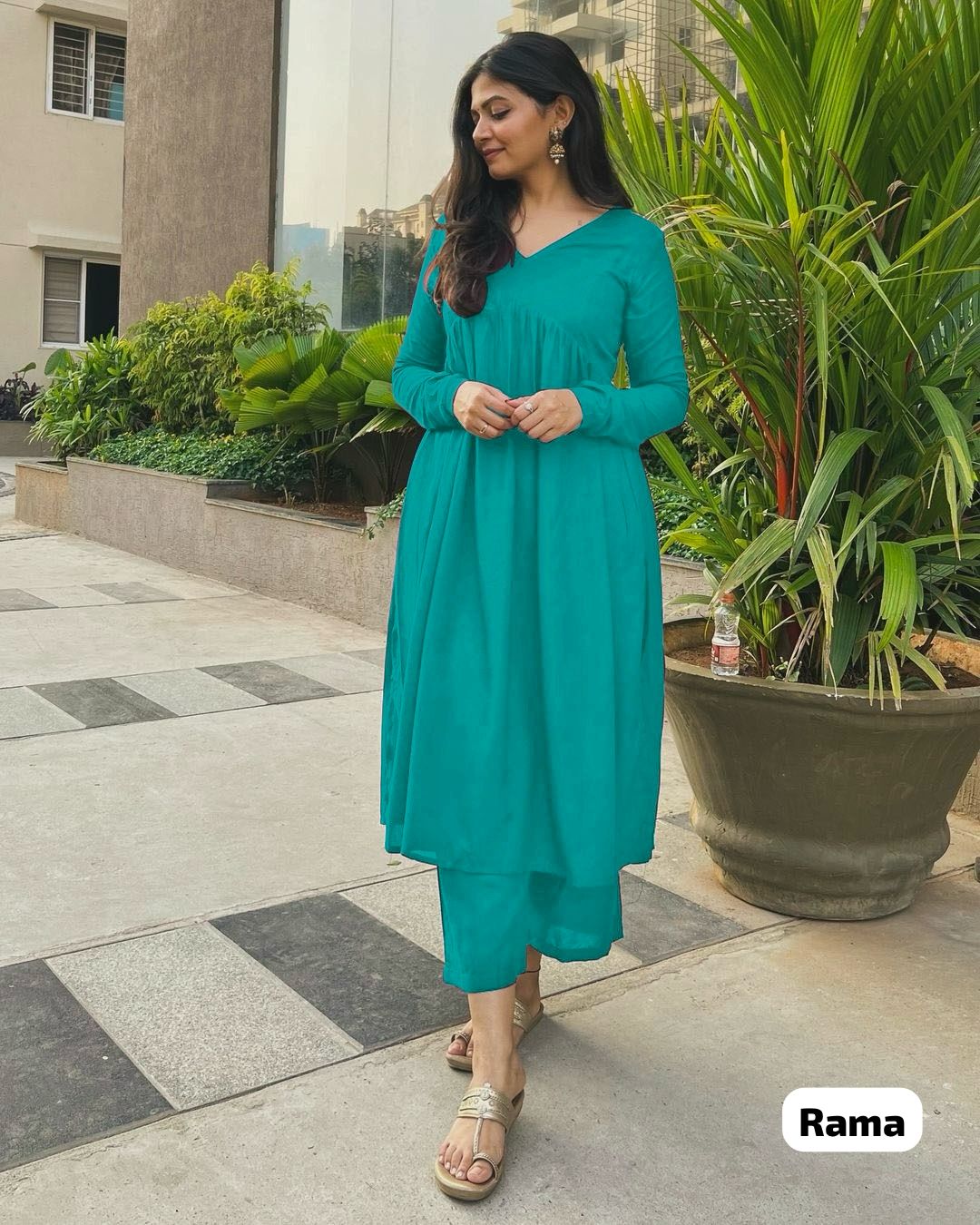 Nyra Cut kameez & palazzo bottoms. Rooh