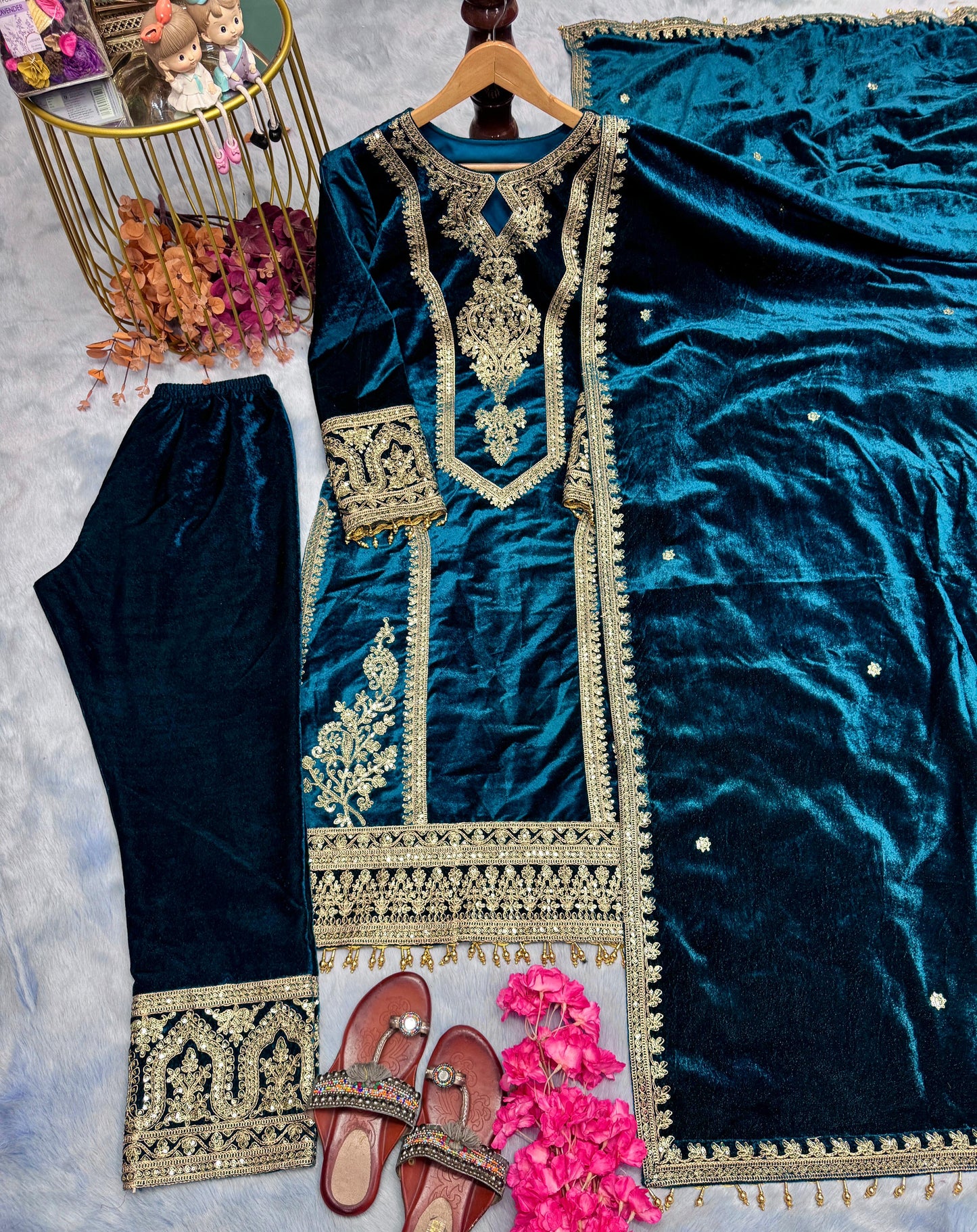 Kameez Bottoms Duppatta ready made suit
