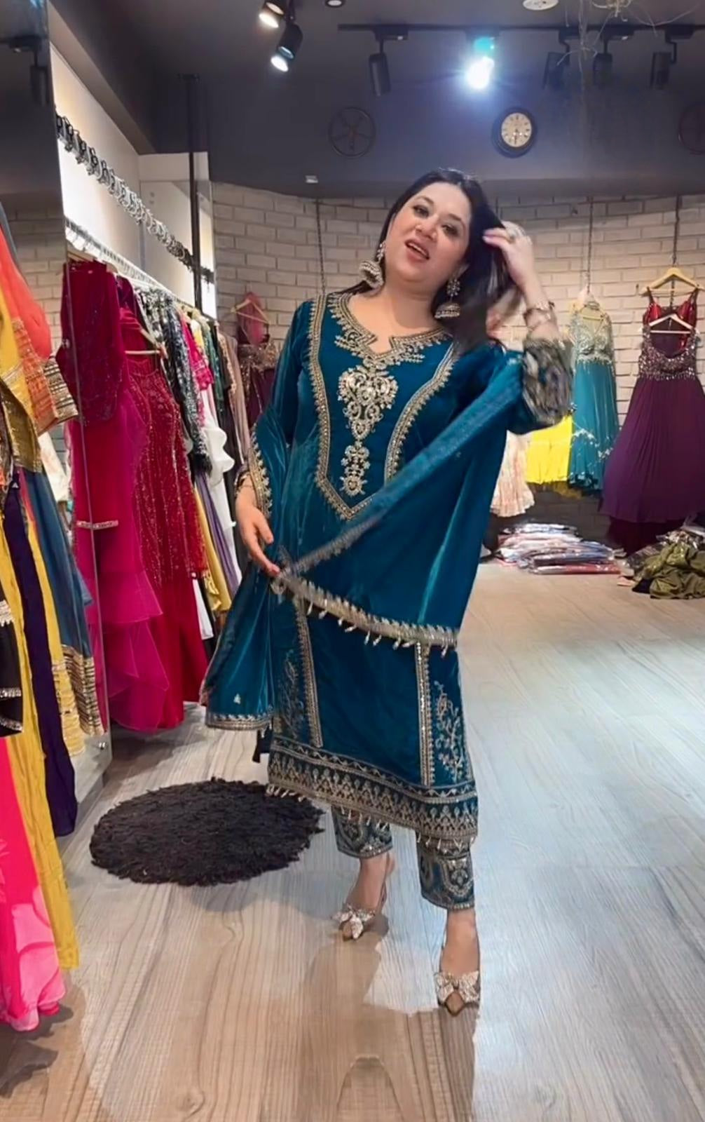 Kameez Bottoms Duppatta ready made suit