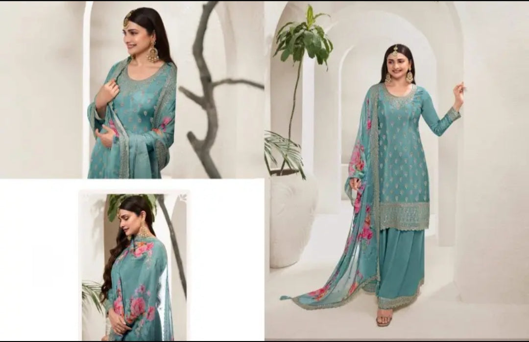 kameez, Palazzo & Duppatta. Zeenat