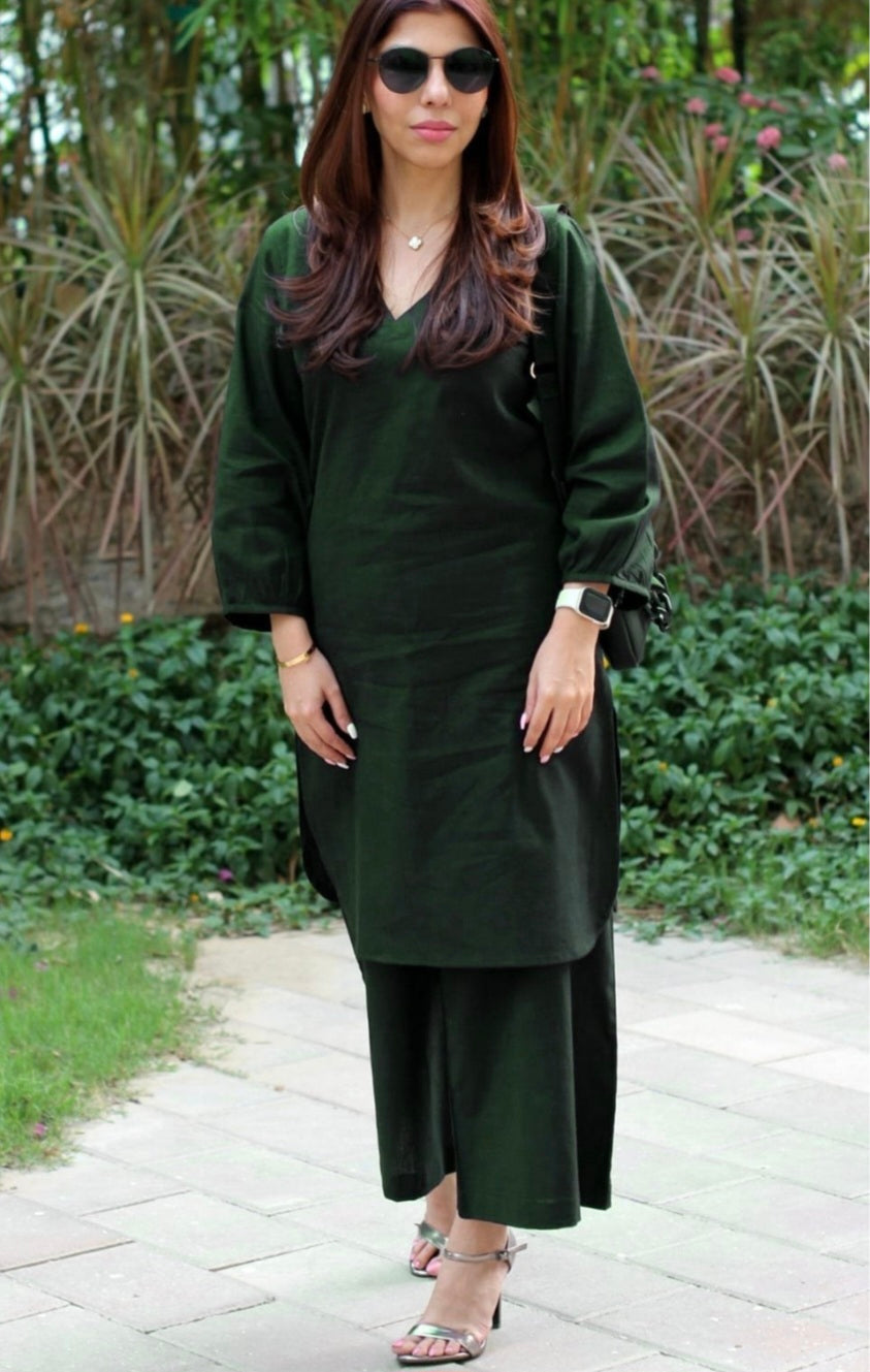 Liz, Kurti & Palazzo set