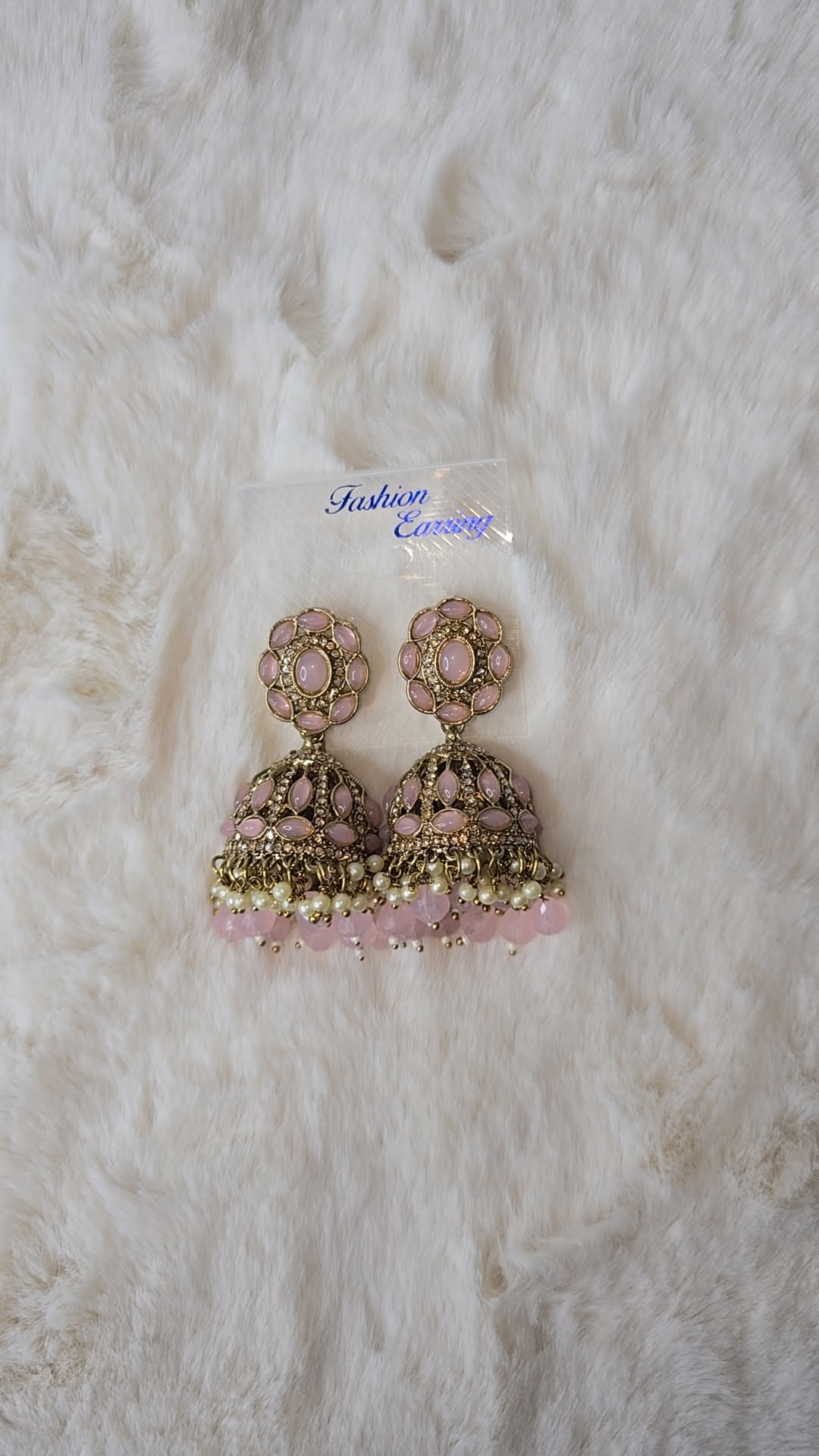Jhumka Earrings mehndi Gold. Available in 10 colours.