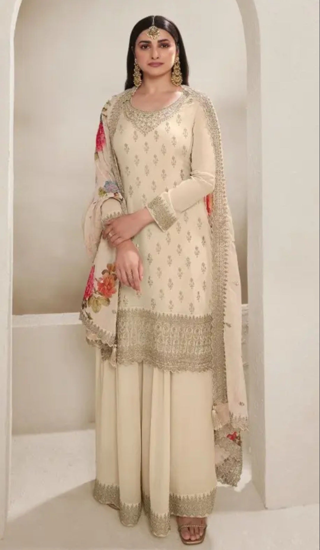 kameez, Palazzo & Duppatta. Zeenat
