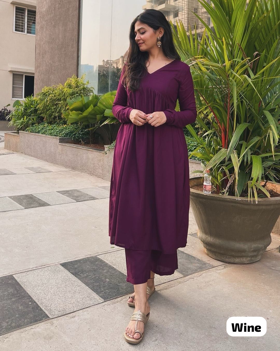 Nyra Cut kameez & palazzo bottoms. Rooh