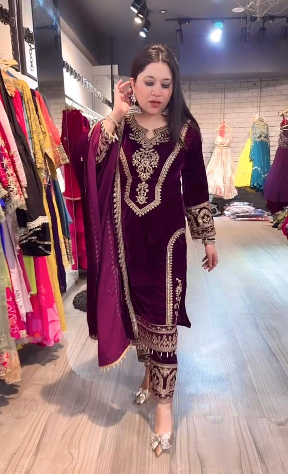 Kameez Bottoms Duppatta ready made suit