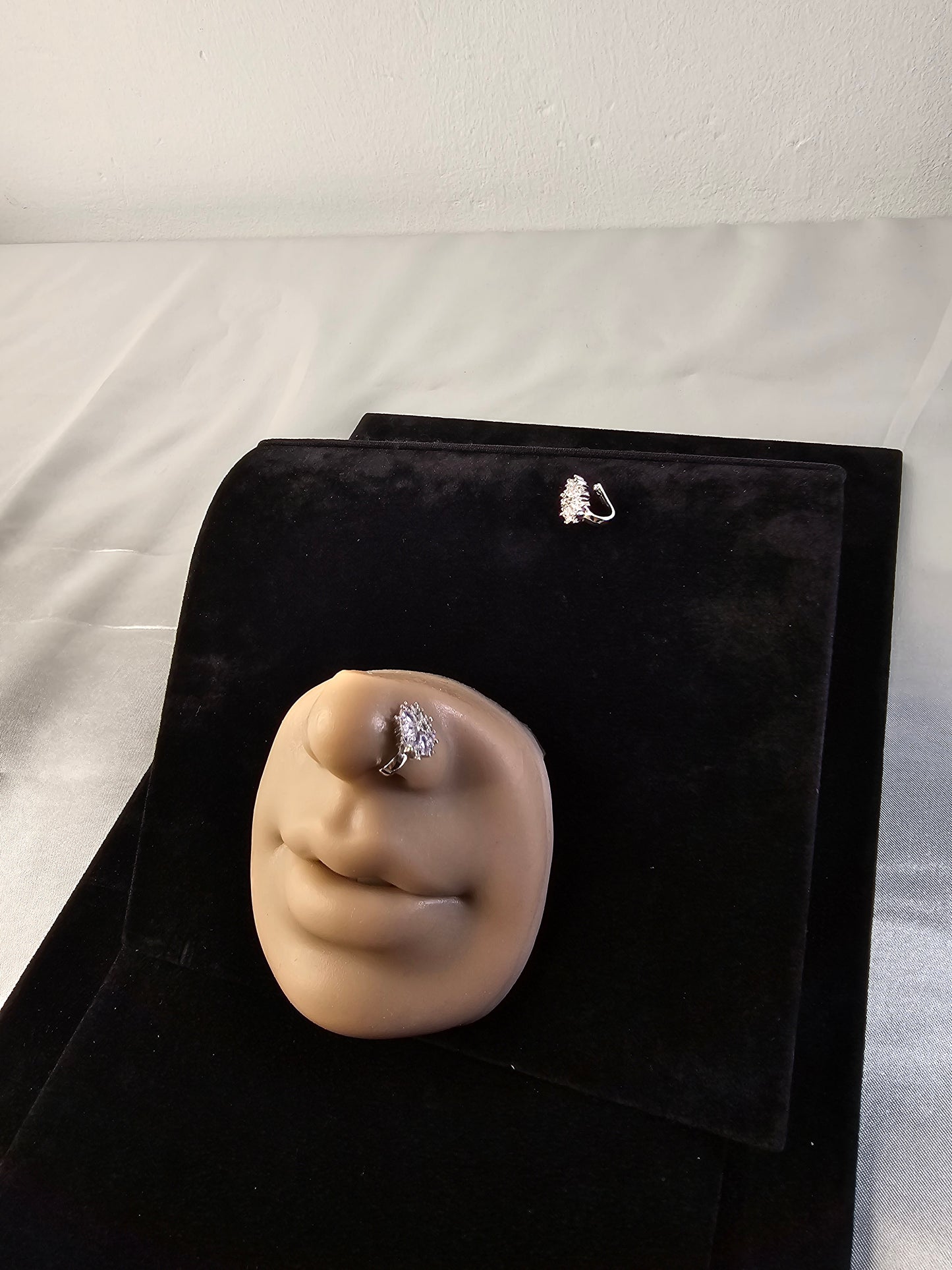 Nose Ring (Nath) Gold Plated American Diamond